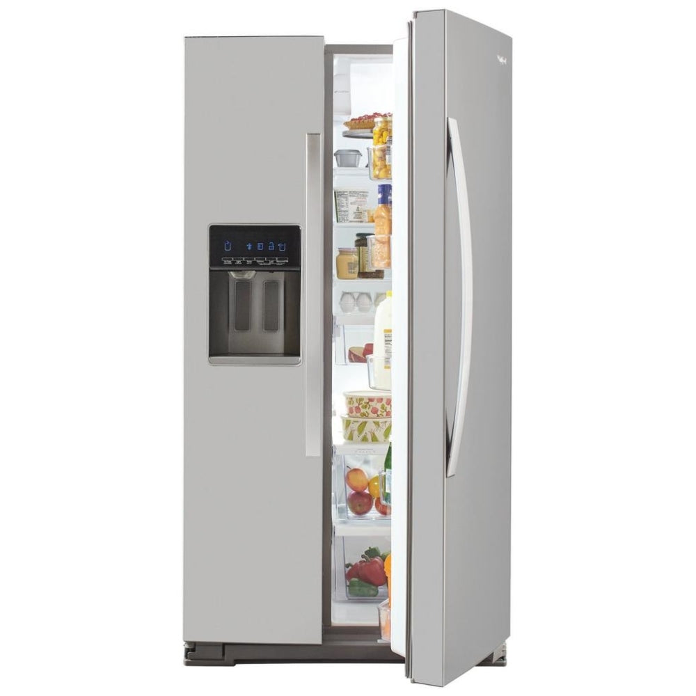 Whirlpool 20.6 cu. ft. Counter-Depth Side-by-Side Refrigerator – Model WRS571CIHZ – New/Open Box