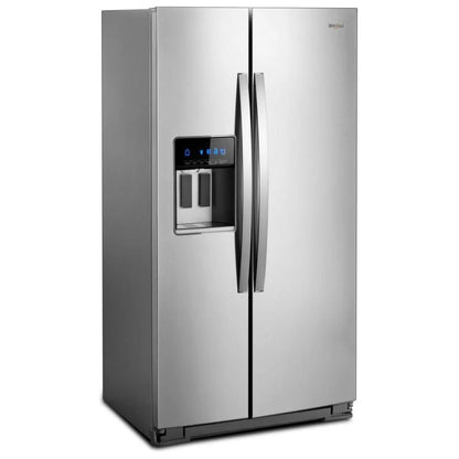 Whirlpool 20.6 cu. ft. Counter-Depth Side-by-Side Refrigerator – Model WRS571CIHZ – New/Open Box