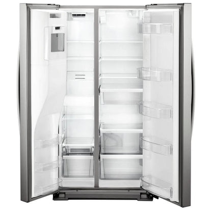 Whirlpool 20.6 cu. ft. Counter-Depth Side-by-Side Refrigerator – Model WRS571CIHZ – New/Open Box