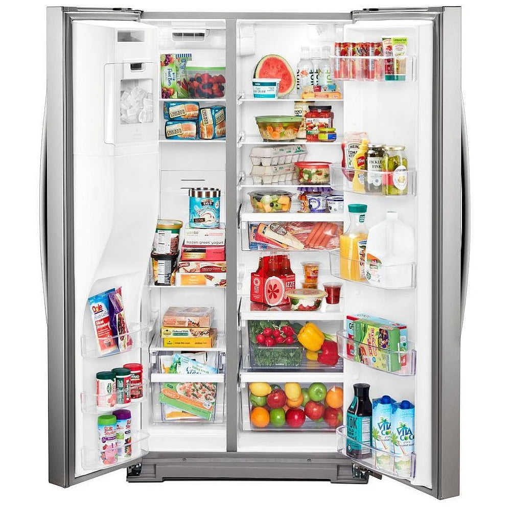 Whirlpool 20.6 cu. ft. Counter-Depth Side-by-Side Refrigerator – Model WRS571CIHZ – New/Open Box