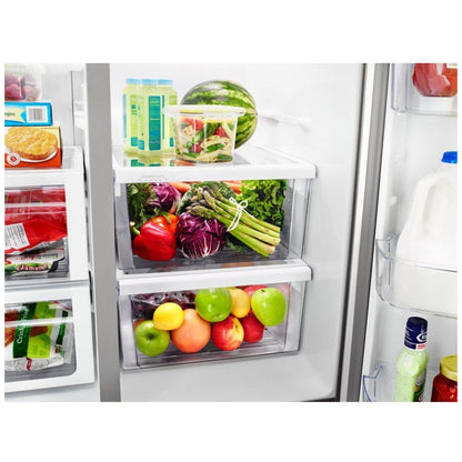 Whirlpool 20.6 cu. ft. Counter-Depth Side-by-Side Refrigerator – Model WRS571CIHZ – New/Open Box