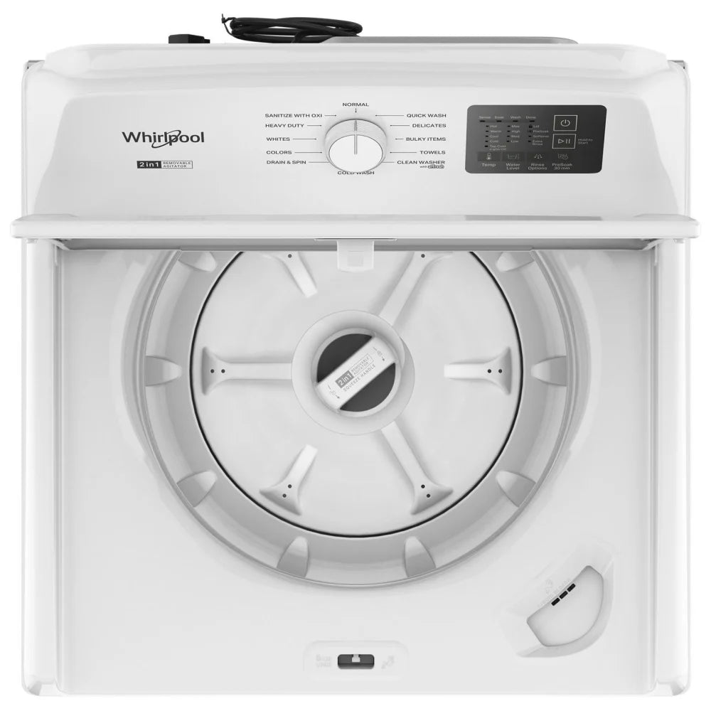 Whirlpool 4,8 pi³ Laveuse à chargement par le dessus 27 po – Modèle WTW4107SW - Blanche - Neuf/Boîte ouverte