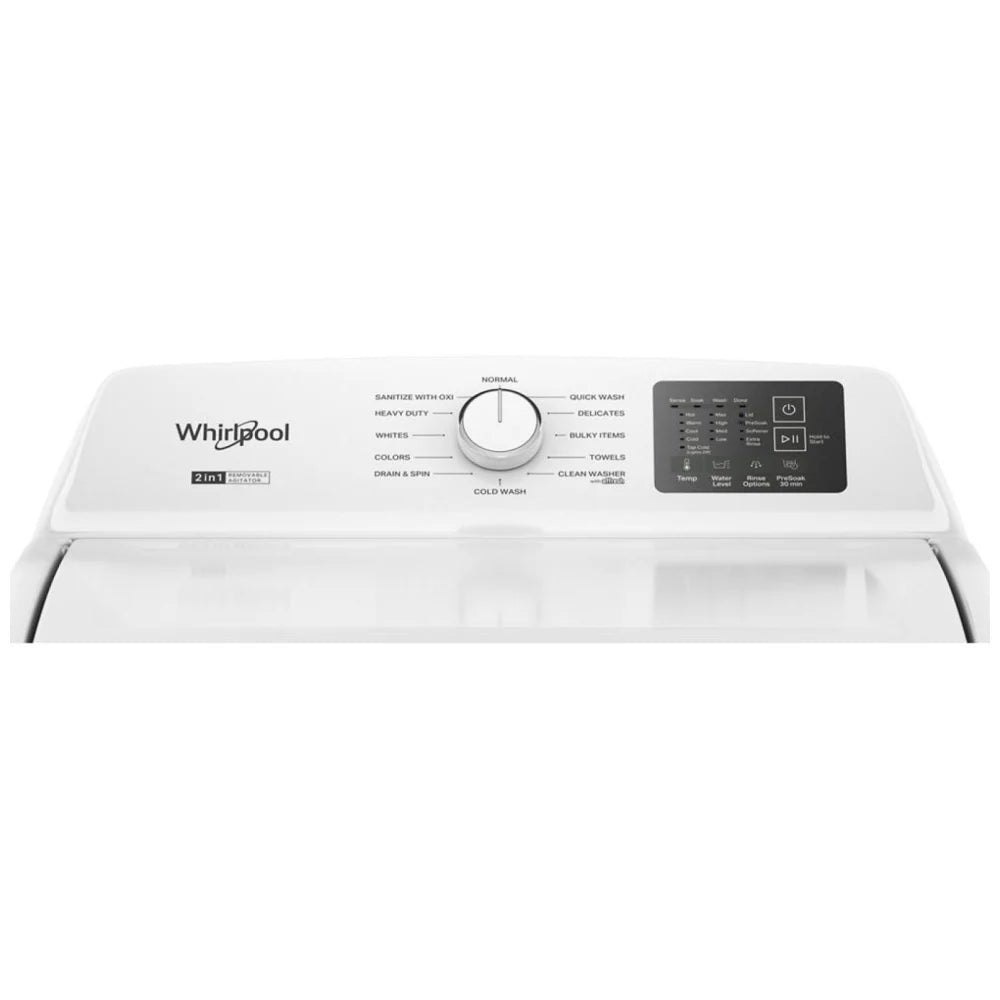Whirlpool 4,8 pi³ Laveuse à chargement par le dessus 27 po – Modèle WTW4107SW - Blanche - Neuf/Boîte ouverte