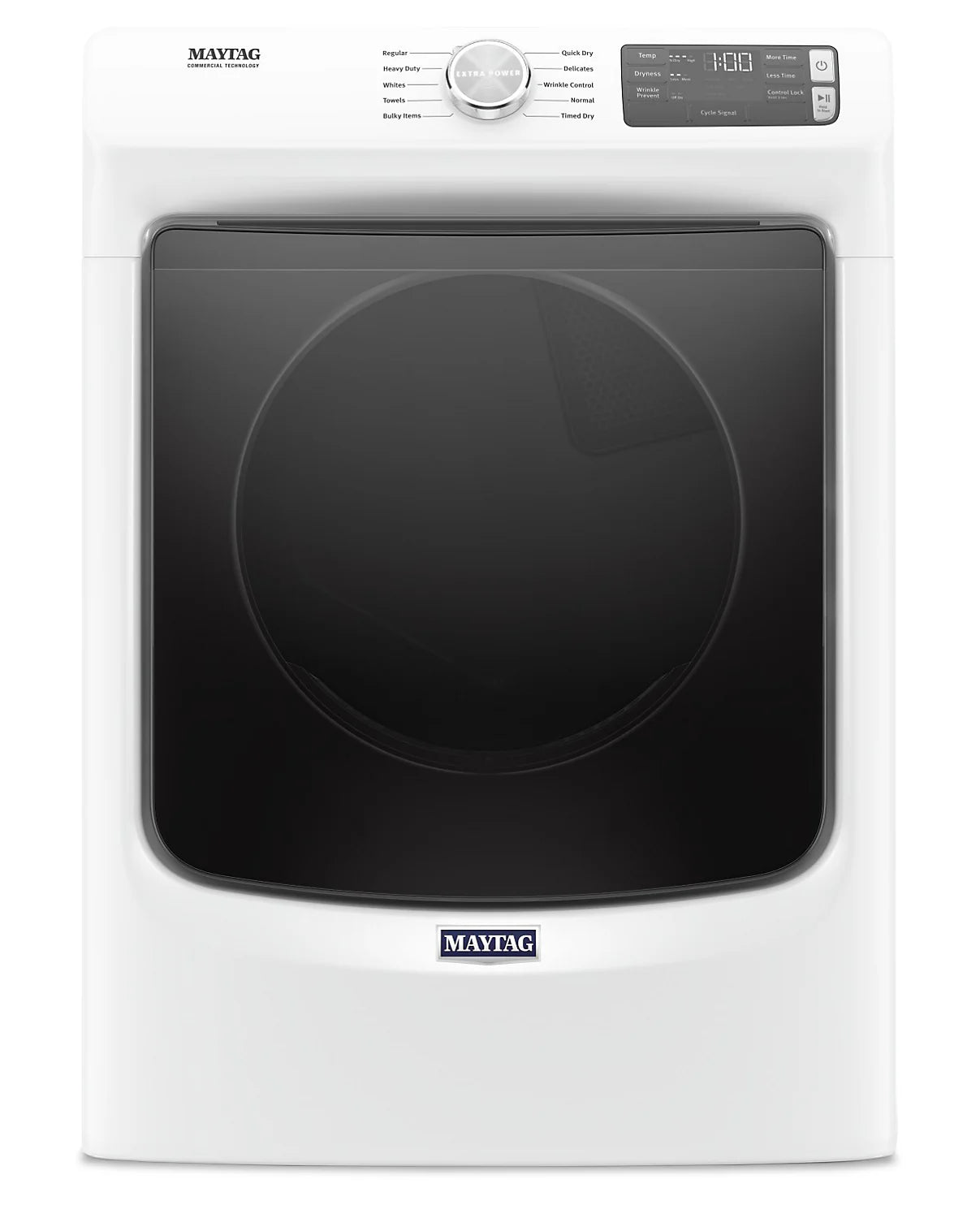 Maytag Ensemble laveuse frontale 5,2 pi³ avec Extra Power et sécheuse électrique 7,3 pi³ – Modèles MHW5630HW & YMED5630HW - Blanc - Neuf/Boîte ouverte