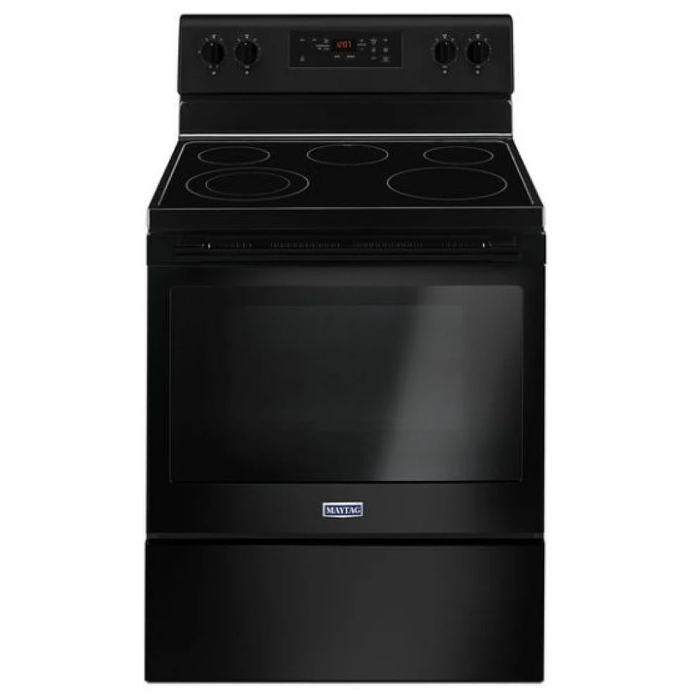 Maytag Cuisinière électrique autonome 30 pouces 5,3 pi³ – Modèle YMER6600FB - Noir - Neuf