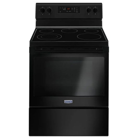 Maytag Cuisinière électrique autonome 30 pouces 5,3 pi³ – Modèle YMER6600FB - Noir - Neuf