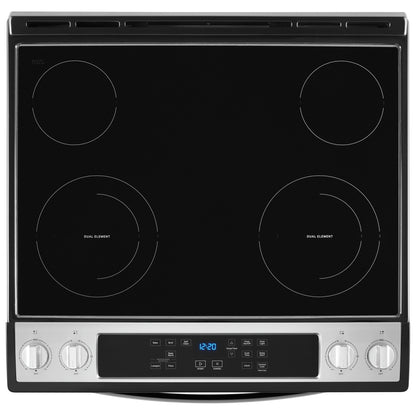 Whirlpool 4.8 pi³ Cuisinière électrique encastrable – Modèle YWEEA25H0HZ - Acier inoxydable - Neuf/Boîte ouverte (Copie)