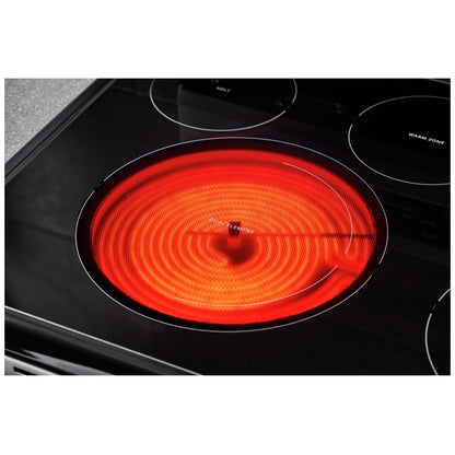 Whirlpool Cuisinière électrique autonome 30 pouces 6,4 pi³ – Modèle YWFE775H0HB - Noir - Neuf