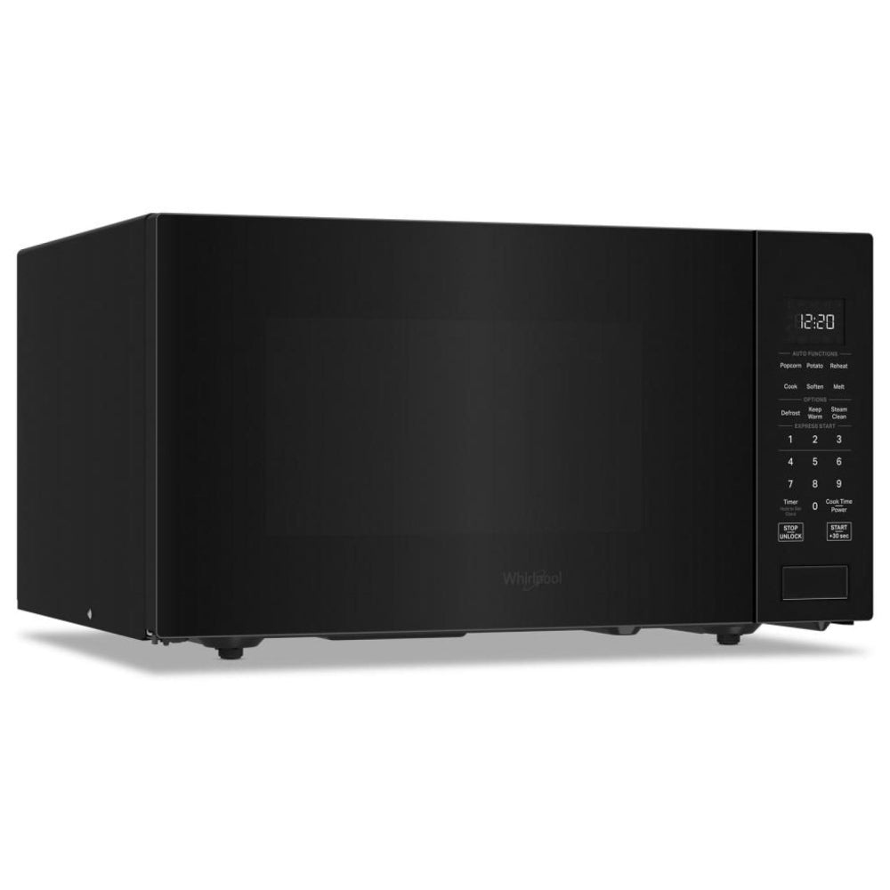 Whirlpool 1,6 pi³ Micro-ondes de comptoir 1100 watts – Modèle YWMCS7022SB - Noir - Neuf