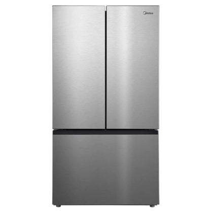 Midea 26,5 pi³ Réfrigérateur porte française profondeur comptoir 36 pouces – Modèle MRF27I4BST - Acier inoxydable - Neuf/Boîte ouverte
