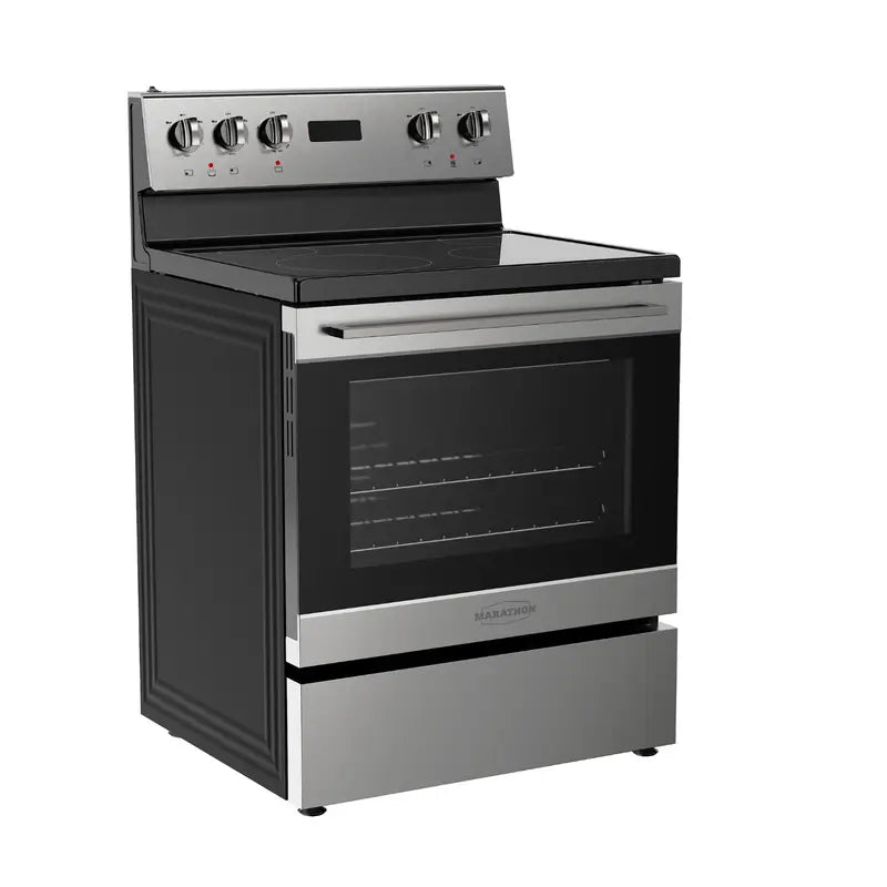 Marathon 30-inch Stainless Steel Electric Range with 5.0 cu. ft. Oven – Model MER3070SS