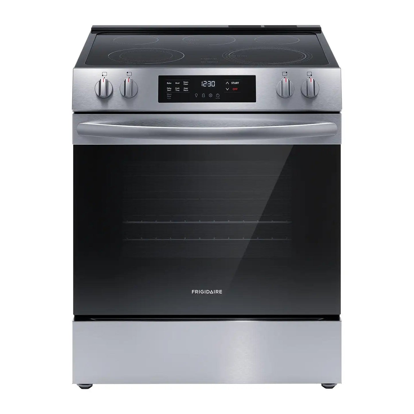 Frigidaire FCFE306CAS – 30-inch Freestanding Electric Range, EvenTemp Convection, Stainless Steel - New/Open Box