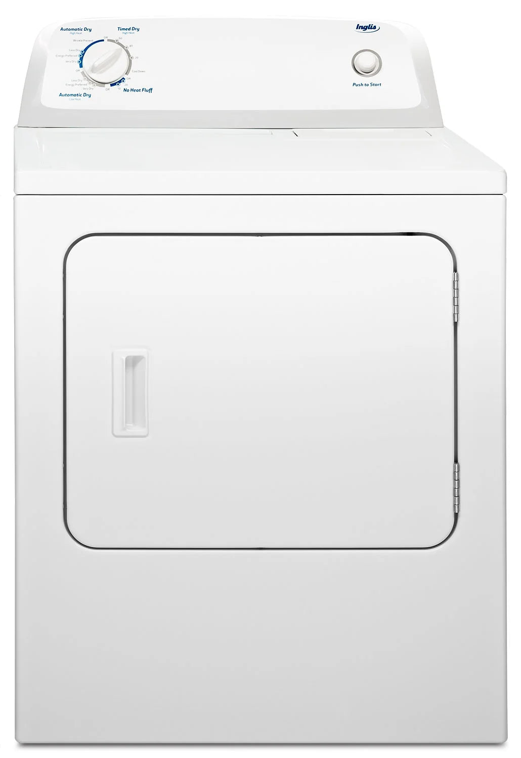 Inglis 27-inch Top Load Washer and Electric Dryer Combo, 4.4 cu. ft. and 6.5 cu. ft. Capacity, Classic White Finish - New/Open Box