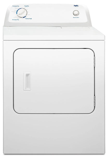 Inglis 27-inch Top Load Washer and Electric Dryer Combo, 4.4 cu. ft. and 6.5 cu. ft. Capacity, Classic White Finish - New/Open Box