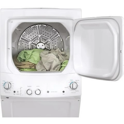 Ensemble laveuse et sécheuse superposées 27 po GE – GUD27ESMMWW