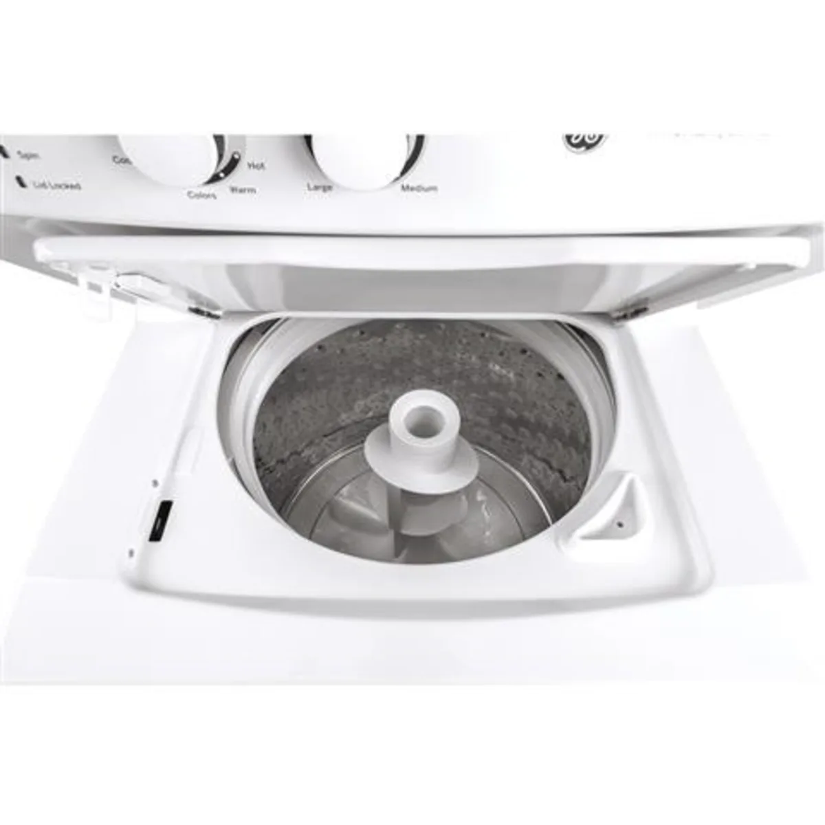 Ensemble laveuse et sécheuse superposées 27 po GE – GUD27ESMMWW