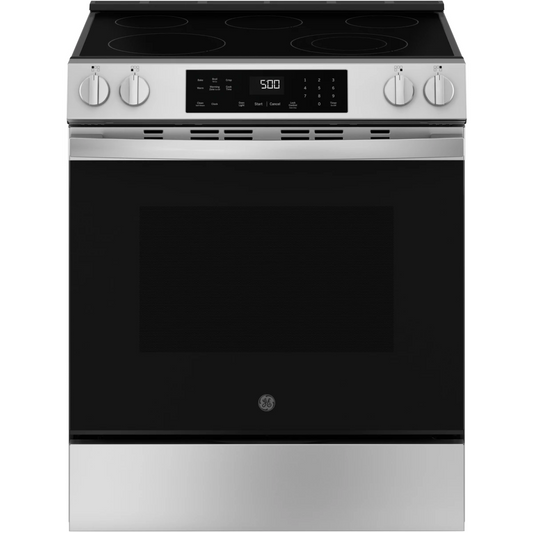 GE 30″ Cuisinière électrique encastrable – 5 zones, Crisp Mode – Modèle GRS500PVSS - Neuf/Boîte ouverte