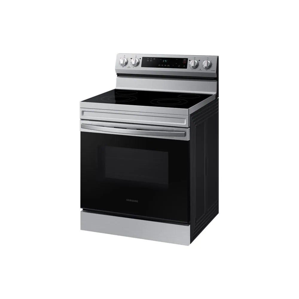 Samsung NE63A6515SS – 30-inch Smart Electric Range, Convection + Air Fry, 6.3 cu. ft., Stainless Steel - New/Open Box