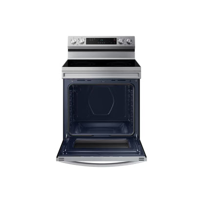 Samsung NE63A6515SS – 30-inch Smart Electric Range, Convection + Air Fry, 6.3 cu. ft., Stainless Steel - New/Open Box