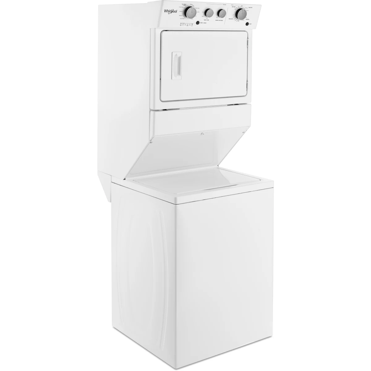 Whirlpool WET4027HW – Centre laveuse 3,5 pi³ / sécheuse 5,9 pi³ superposé - Neuf/Boîte ouverte