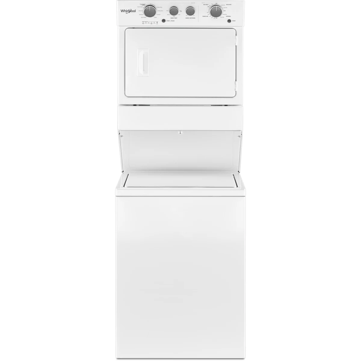 Whirlpool WET4027HW – Centre laveuse 3,5 pi³ / sécheuse 5,9 pi³ superposé - Neuf/Boîte ouverte