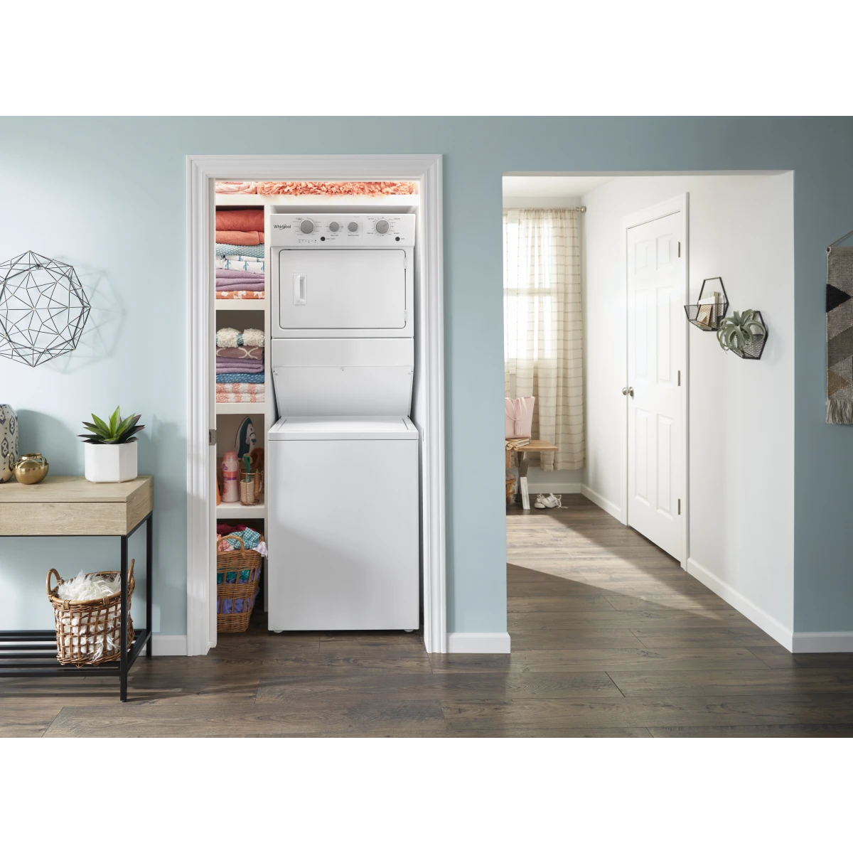 Whirlpool WET4027HW – Centre laveuse 3,5 pi³ / sécheuse 5,9 pi³ superposé - Neuf/Boîte ouverte