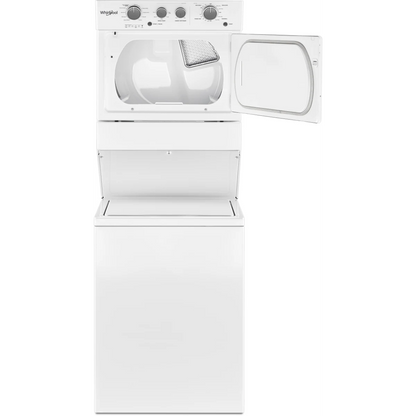 Whirlpool WET4027HW – Centre laveuse 3,5 pi³ / sécheuse 5,9 pi³ superposé - Neuf/Boîte ouverte